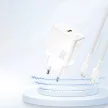 Dudao A26 PD20W GaN USB-C hálózati töltő, fehér