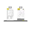 Dudao A26 PD20W GaN USB-C hálózati töltő, fehér