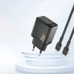Dudao A26 PD20W GaN USB-C hálózati töltő, fekete