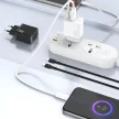 Dudao A26T GaN 25W USB-A, USB-C hálózati töltő, fehér