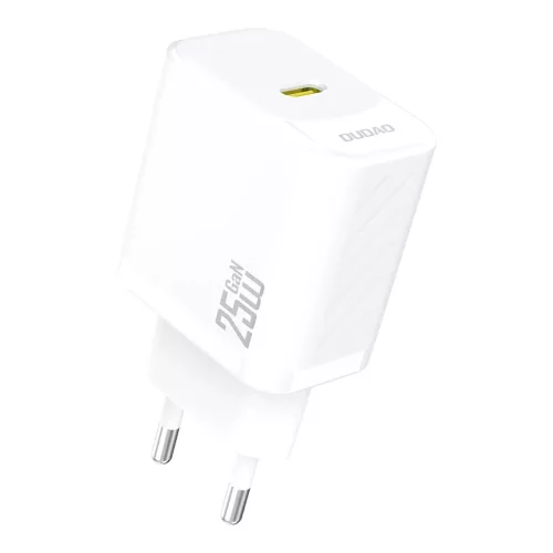 Dudao A27 25W GaN USB-C hálózati töltő, fehér