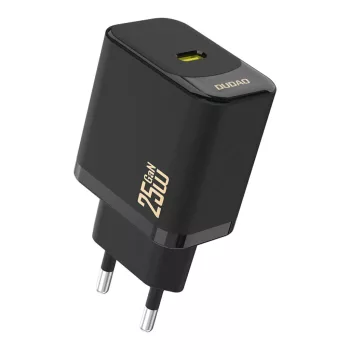 Dudao A27 25W GaN USB-C hálózati töltő, fekete