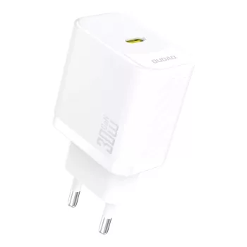 Dudao A27P 30W PD GaN USB-C hálózati töltő, fehér