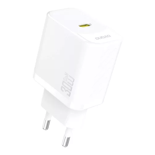 Dudao A27P 30W PD GaN USB-C hálózati töltő, fehér