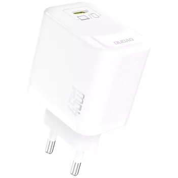 Dudao A28 45W GaN USB-C hálózati töltő, fehér