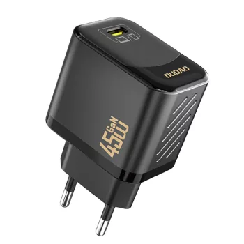 Dudao A28 45W GaN USB-C hálózati töltő, fekete