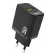 Dudao A27S 25W GaN USB-A hálózati töltő, fekete