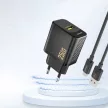 Dudao A27S 25W GaN USB-A hálózati töltő, fekete