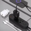 Dudao A27S 25W GaN USB-A hálózati töltő, fekete