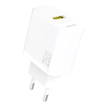 Dudao A27S 25W GaN USB-A hálózati töltő, fehér