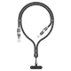 Dudao L20MAX 4in1 Cable / Lanyard USB-A / USB-C / Lightning PD QC 65W 1.5m - fekete