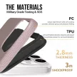Vmax Triangle Case hátlap, tok Samsung Galaxy S24 Plus, rozéarany