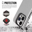 Vmax Triangle Case hátlap, tok Samsung Galaxy S24 Plus, ezüst