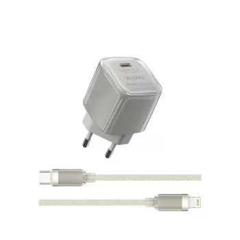   WIWU Jello 20W GaN hálózati töltő Sets Wi-U016 C-L, EU Plug