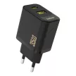 Dudao A27 MaxC 35W GaN hálózati töltő és USB-C kábel, fekete