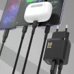 Dudao A27 MaxC 35W GaN hálózati töltő és USB-C kábel, fekete