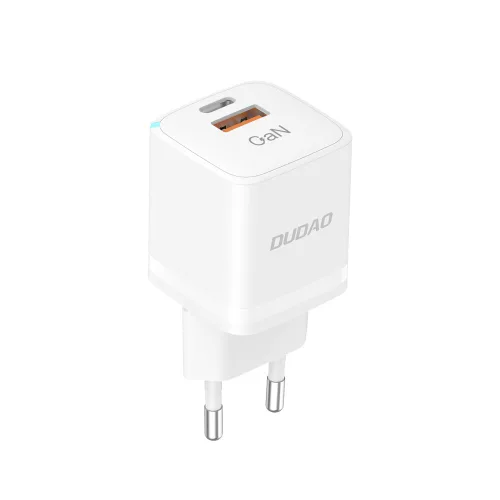 DUDAO hálózati töltő GaN 33W PPS USB C/USB A13Pro, fehér