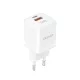 DUDAO hálózati töltő GaN 33W PPS USB C/USB A13Pro, fehér