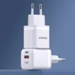 DUDAO hálózati töltő GaN 33W PPS USB C/USB A13Pro, fehér