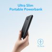 VEGER powerbank 10 000 mAh PD QC3.0 2A 20W L10S (W1105PD), fekete