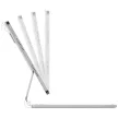 Typecase Edge Case keyboard iPad Air 11" 2024/2025, tok, fehér