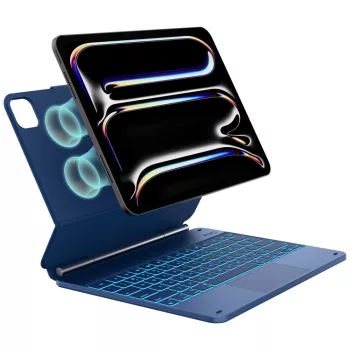   Typecase Edge Case keyboard iPad Pro 13" 2024/2025, tok, pacific, tok, kék