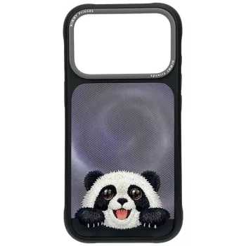   Nimmy Big Eyed Lying Giant Pa MagSafe iPhone 18 Pro / 17 Pro tok, fekete