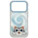 Nimmy Big Eyed Lying Silver Shaded Cat MagSafe iPhone 18 Pro / 17 Pro tok, fekete