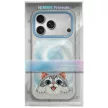 Nimmy Big Eyed Lying Silver Shaded Cat MagSafe iPhone 18 Pro / 17 Pro tok, fekete