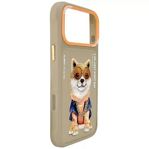 Nimmy Glasses Cool Dog iPhone 17 Pro Max / 18 Pro Max tok, bézs