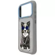 Nimmy Glasses Cool Dog iPhone 17 Pro Max / 18 Pro Max tok, szürke