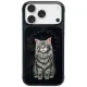 Nimmy Lucky Fashion Cat MagSafe iPhone 18 Pro / 17 Pro tok, fekete