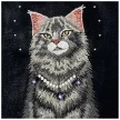 Nimmy Lucky Fashion Cat MagSafe iPhone 18 Pro / 17 Pro tok, fekete