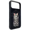 Nimmy Lucky Fashion Cat MagSafe iPhone 18 Pro Max / 17 Pro Max tok, fekete