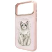 Nimmy Lucky Fashion Cat MagSafe iPhone 18 Pro / 17 Pro tok, rózsaszín