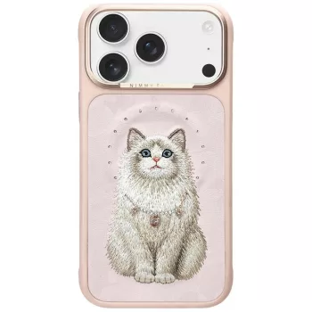   Nimmy Lucky Fashion Cat MagSafe iPhone 18 Pro Max / 17 Pro Max tok, rózsaszín