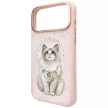 Nimmy Lucky Fashion Cat MagSafe iPhone 18 Pro Max / 17 Pro Max tok, rózsaszín