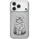 Nimmy Lucky Fashion Cat MagSafe iPhone 18 Pro / 17 Pro tok, szürke