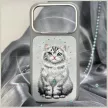 Nimmy Lucky Fashion Cat MagSafe iPhone 18 Pro / 17 Pro tok, szürke