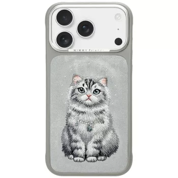   Nimmy Lucky Fashion Cat MagSafe iPhone 18 Pro Max / 17 Pro Max tok, szürke