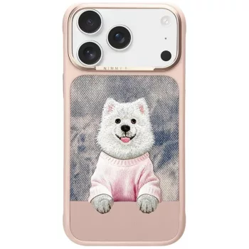   Nimmy Gentle Pets Series Dog MagSafe iPhone 18 Pro / 17 Pro tok, rózsaszín
