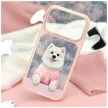 Nimmy Gentle Pets Series Dog MagSafe iPhone 18 Pro / 17 Pro tok, rózsaszín