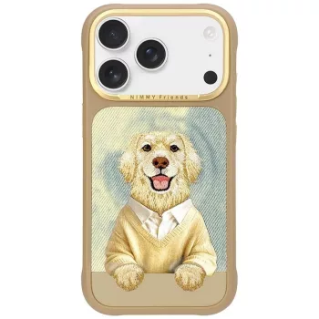   Nimmy Gentle Pets Series Dog MagSafe iPhone 18 Pro / 17 Pro tok, barna