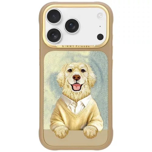 Nimmy Gentle Pets Series Dog MagSafe iPhone 18 Pro / 17 Pro tok, barna
