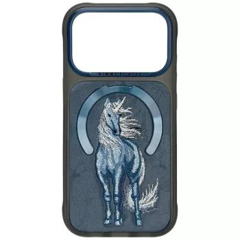   Nimmy Magnetic Fantasy Animal Unicorn MagSafe iPhone 18 Pro Max / 17 Pro Max tok, kék