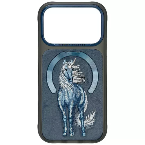 Nimmy Magnetic Fantasy Animal Unicorn MagSafe iPhone 18 Pro Max / 17 Pro Max tok, kék