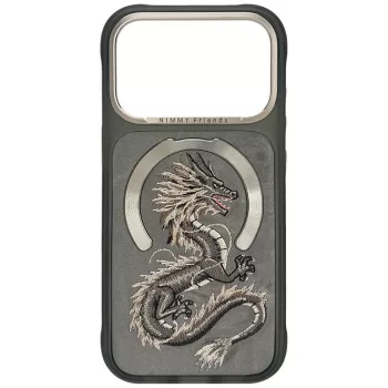   Nimmy Magnetic Fantasy Animal Dragon MagSafe iPhone 18 Pro Max / 17 Pro Max tok, szürke