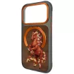 Nimmy Magnetic Fantasy Animal Horse MagSafe iPhone 18 Pro / 17 Pro tok, narancssárga