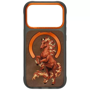   Nimmy Magnetic Fantasy Animal Horse MagSafe iPhone 18 Pro Max / 17 Pro Max tok, narancssárga