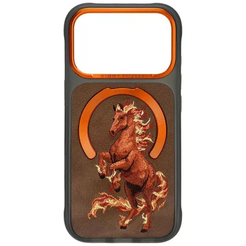 Nimmy Magnetic Fantasy Animal Horse MagSafe iPhone 18 Pro Max / 17 Pro Max tok, narancssárga
